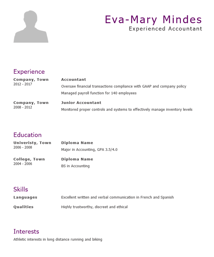 Accountant CV