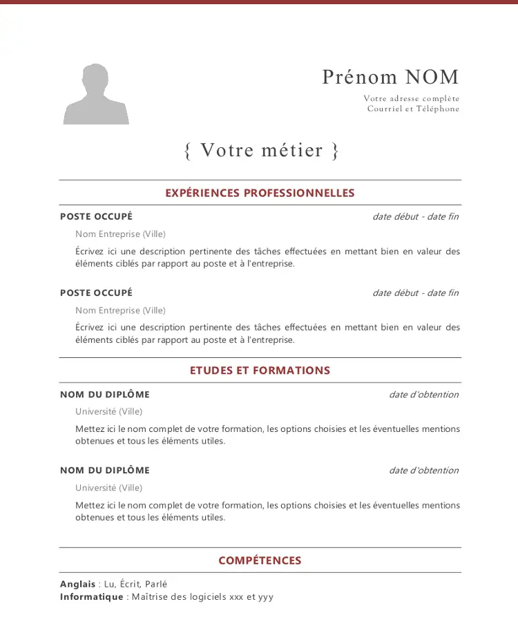 French CV