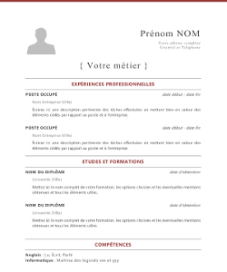 French Resume
