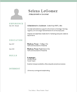 Administrative Assistant Resume