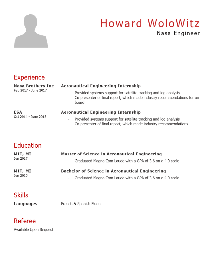 Engineer CV